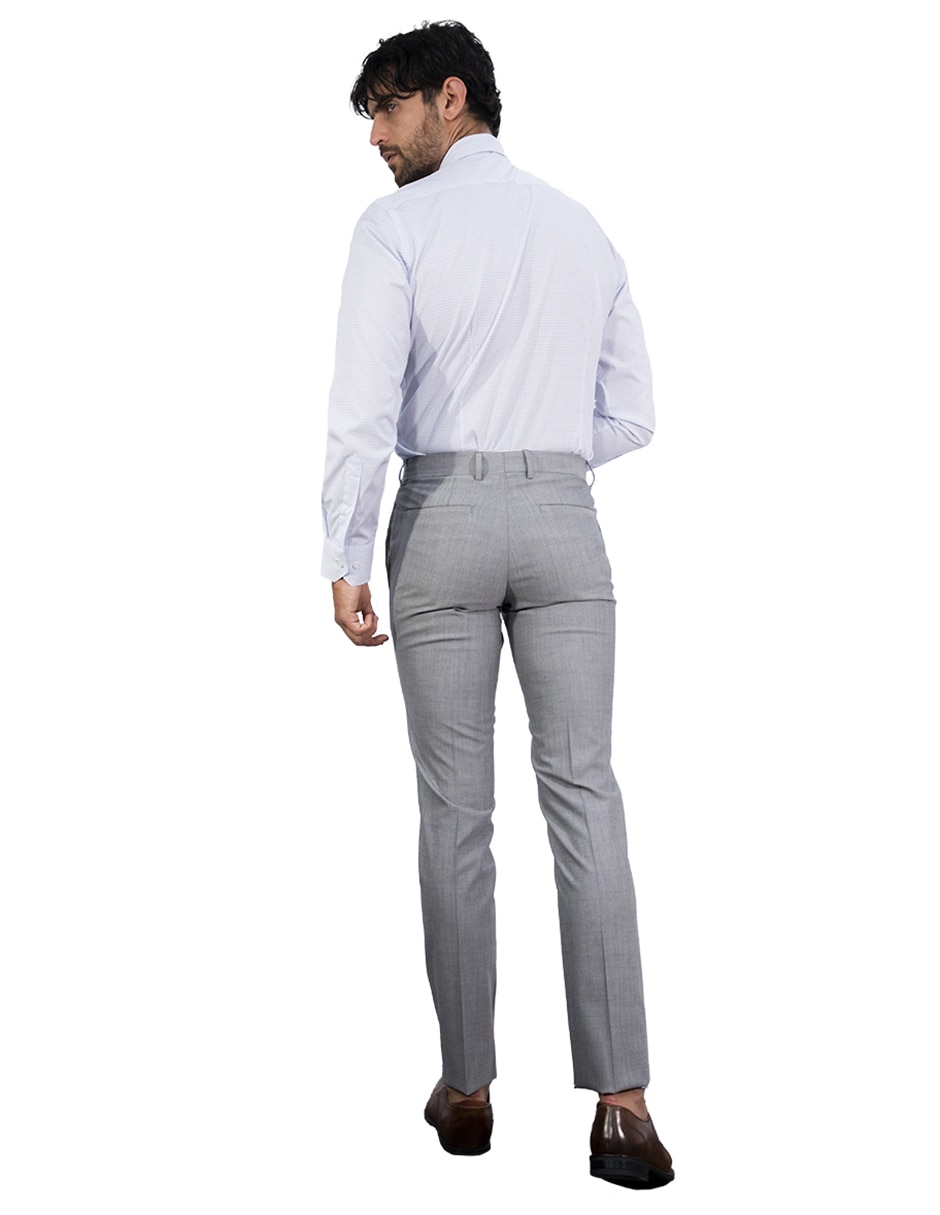 Pantalón de vestir recto Hilfiger de lana para hombre 3