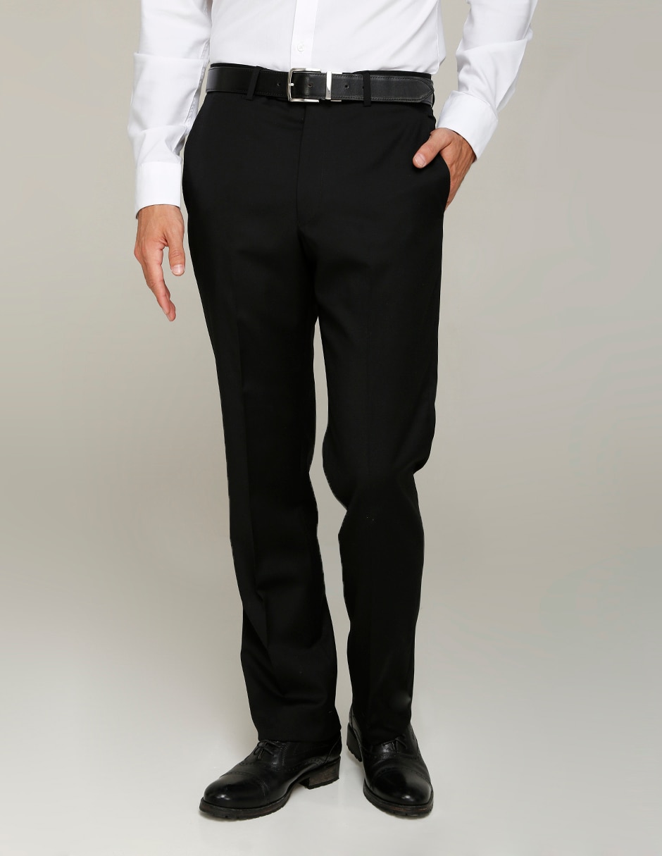 Pantalón straight de lana para hombre Pantalón straight de lana para hombre