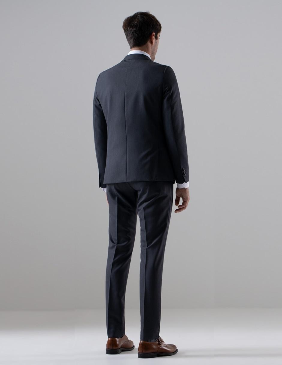 Pantalón de vestir recto de algodón para hombre 2