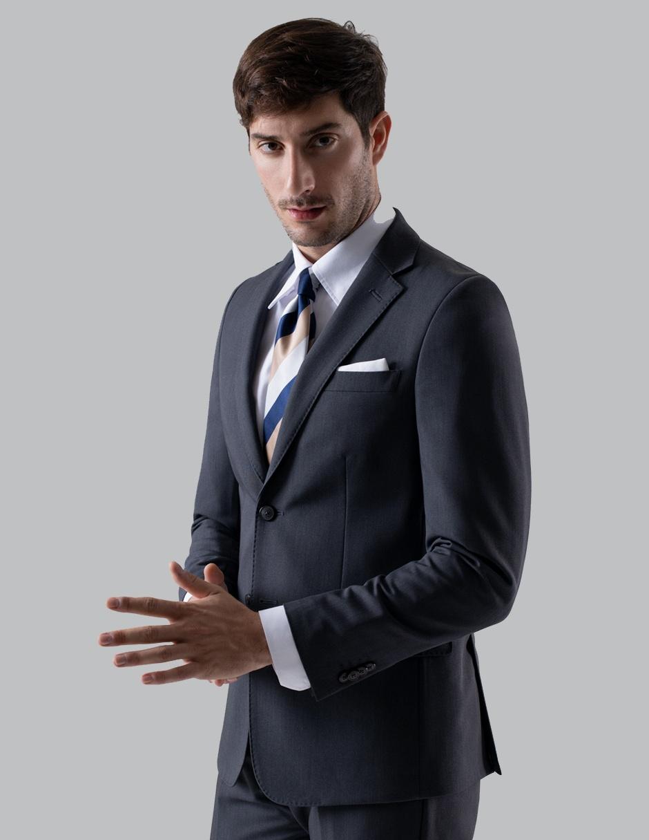 Pantalón de vestir recto de algodón para hombre 6
