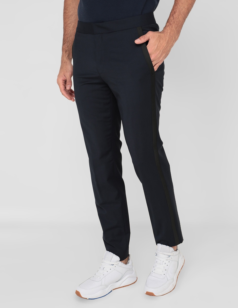 Pantalón casual slim de algodón para hombre Pantalón casual slim de algodón para hombre