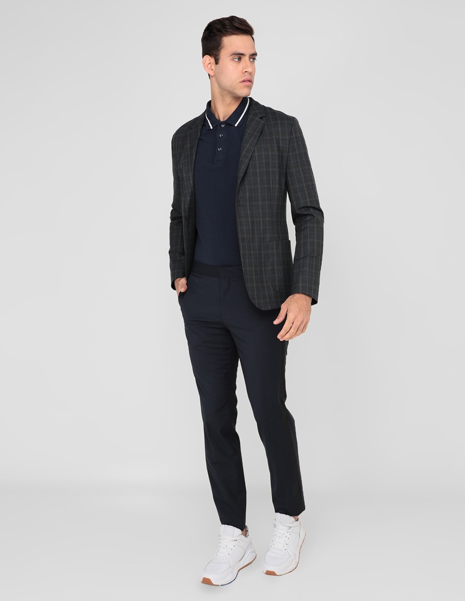 Pantalón casual slim de algodón para hombre 3