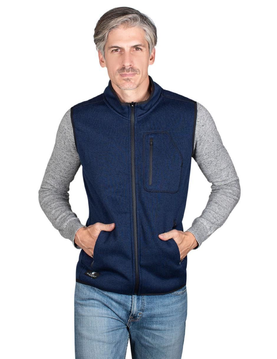 Chaleco bolsa con cierre para hombre