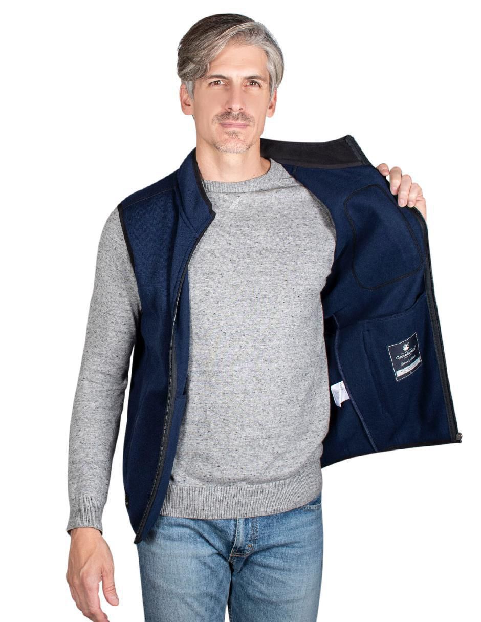 Chaleco bolsa con cierre para hombre 4