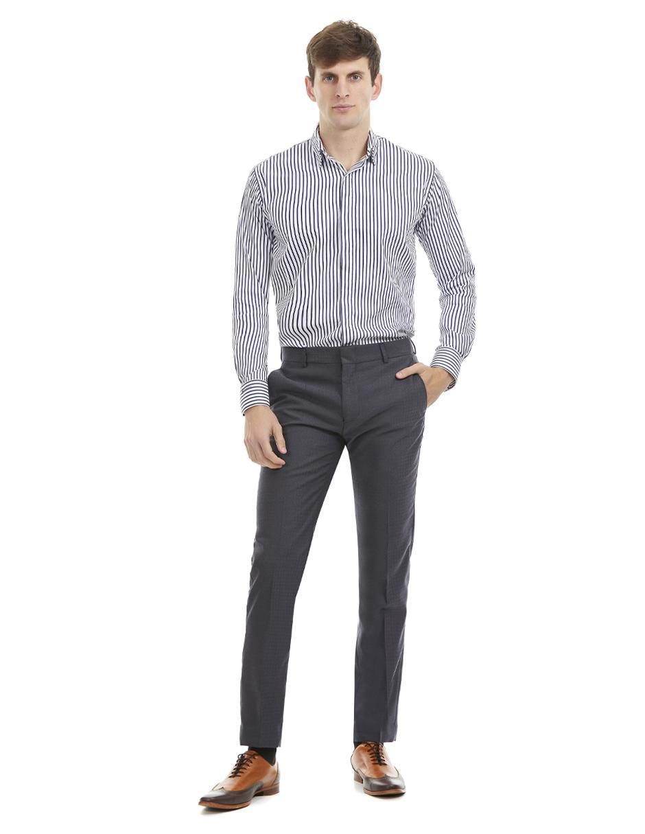 Pantalón de vestir slim para hombre