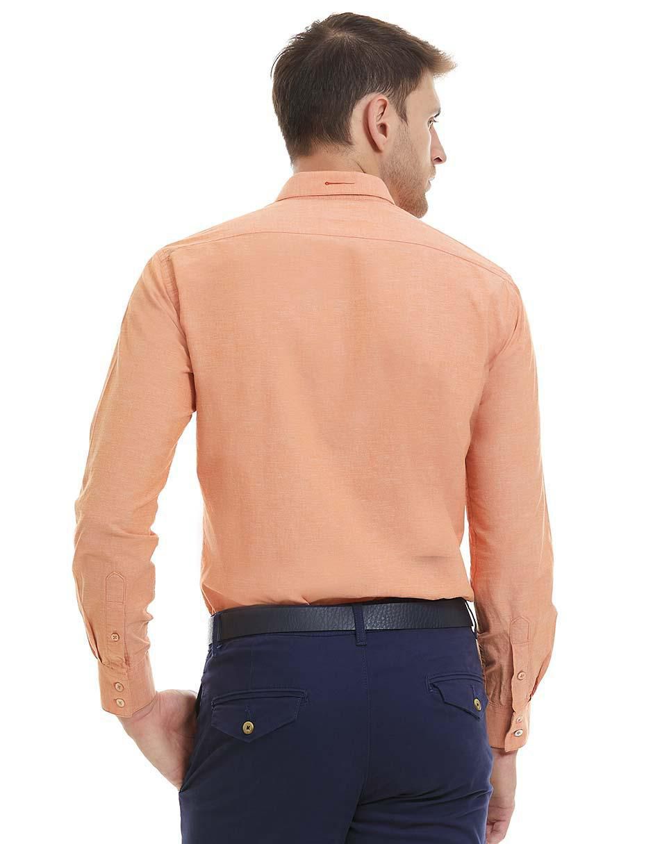 Camisa casual Vittorio Forti manga larga para hombre