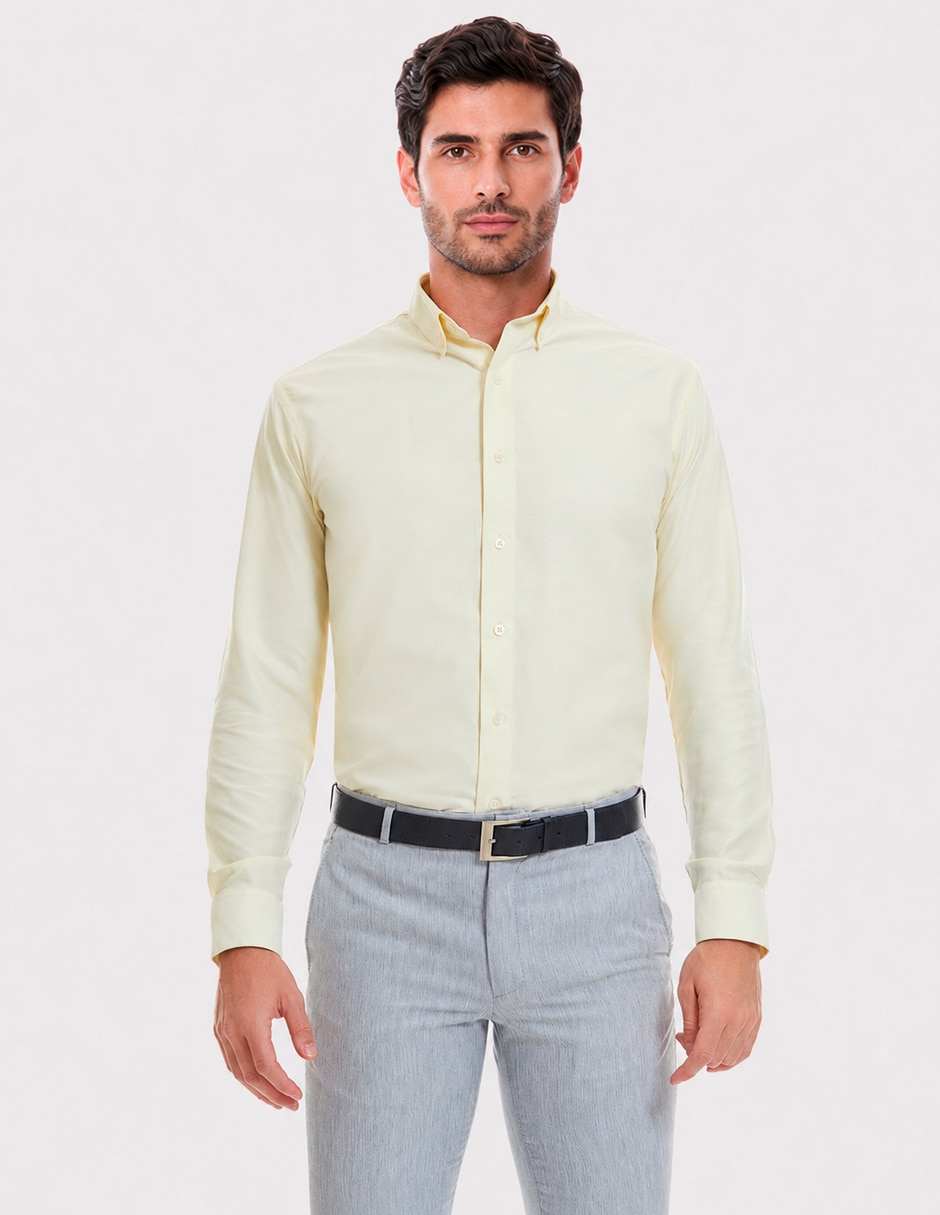 Camisa de vestir Vittorio Forti manga larga para hombre