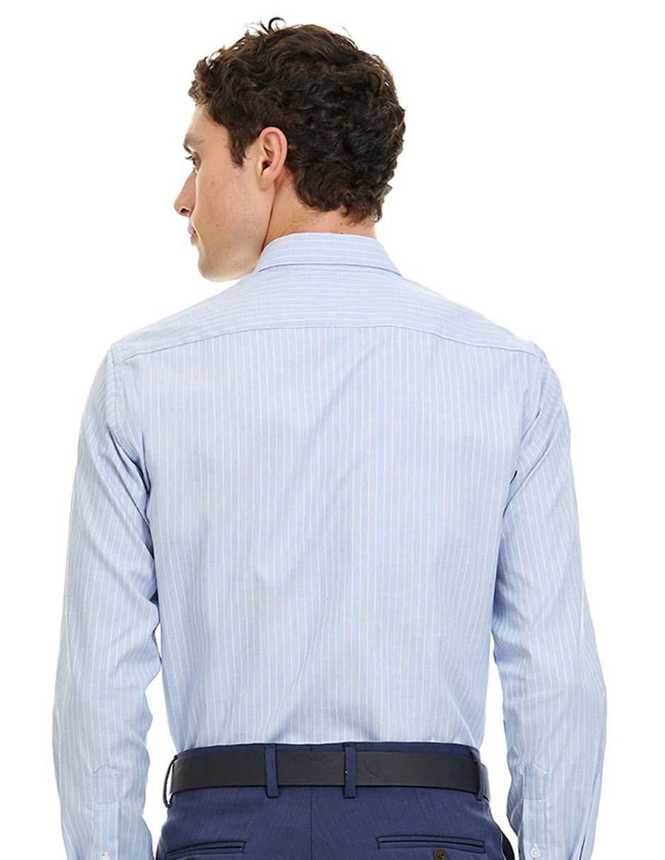 Camisa formal manga larga para hombre 3