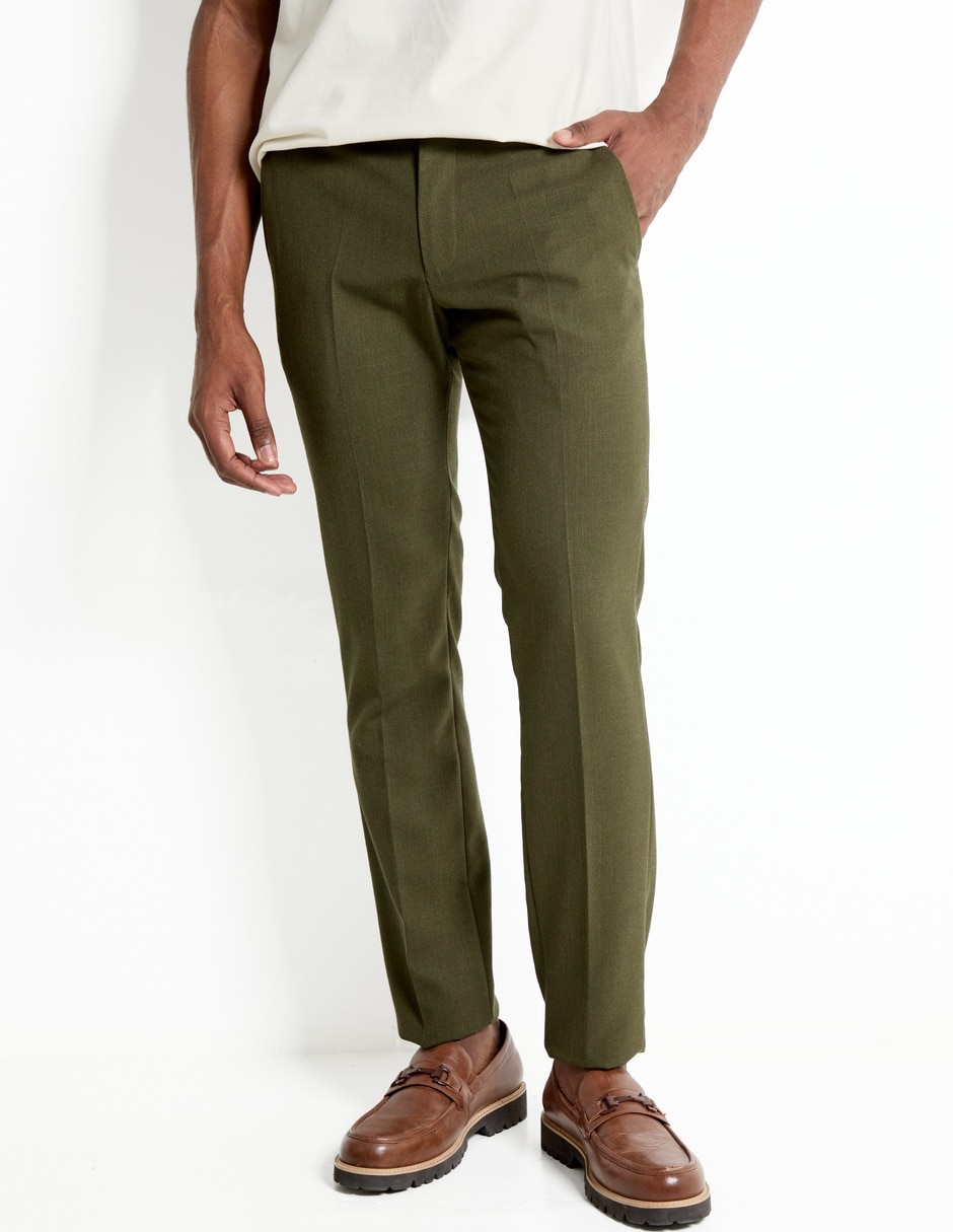 Pantalón de vestir slim para hombre 1
