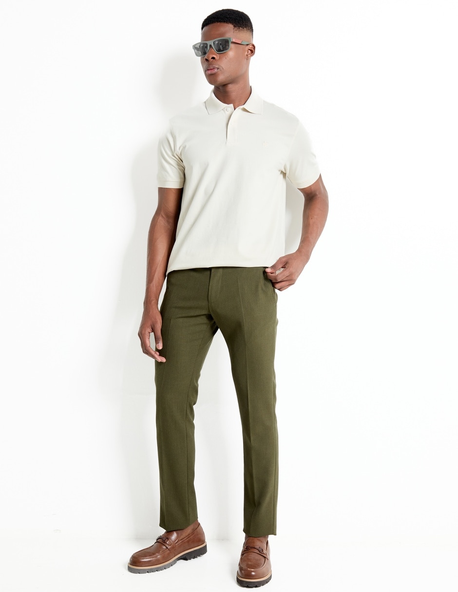 Pantalón de vestir slim para hombre 6