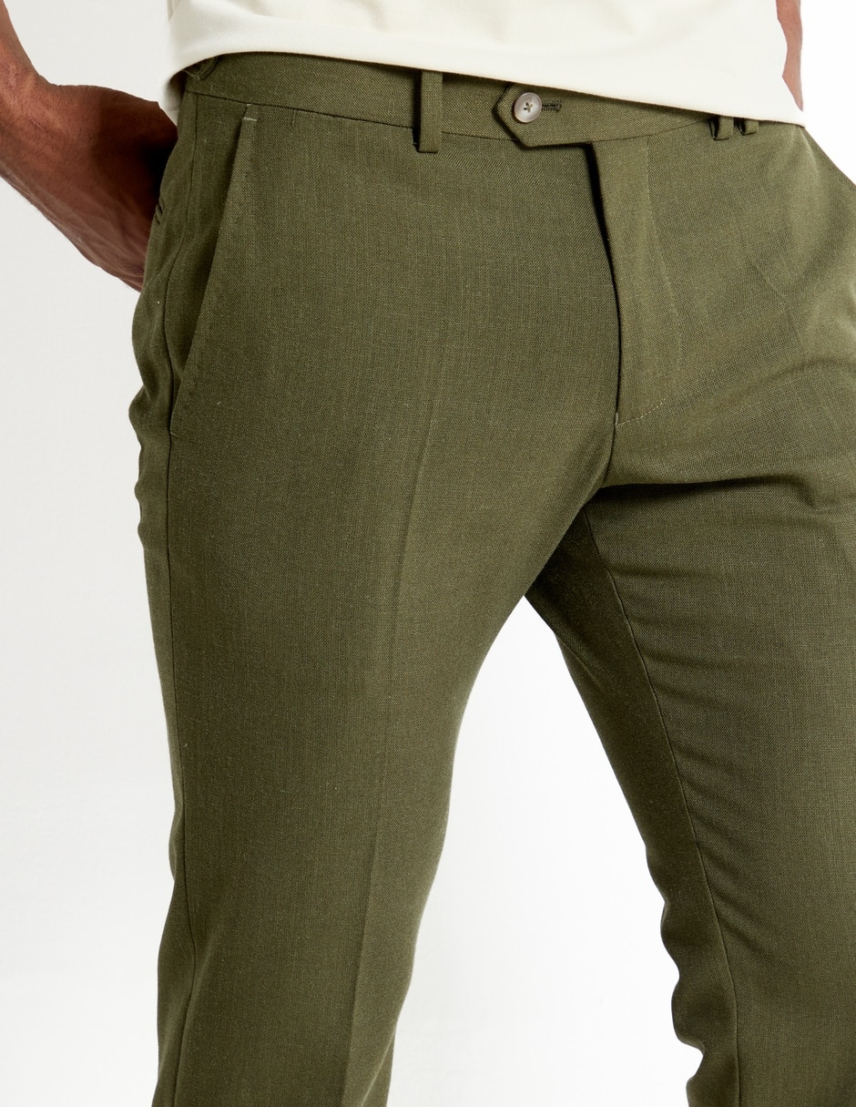 Pantalón de vestir slim para hombre 7