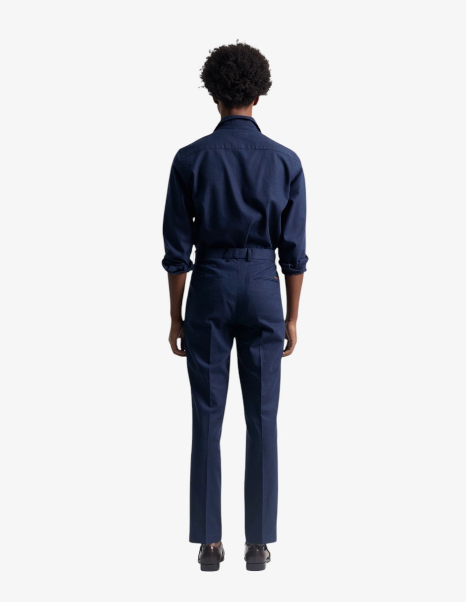 Pantalón de vestir slim de lino para hombre 2