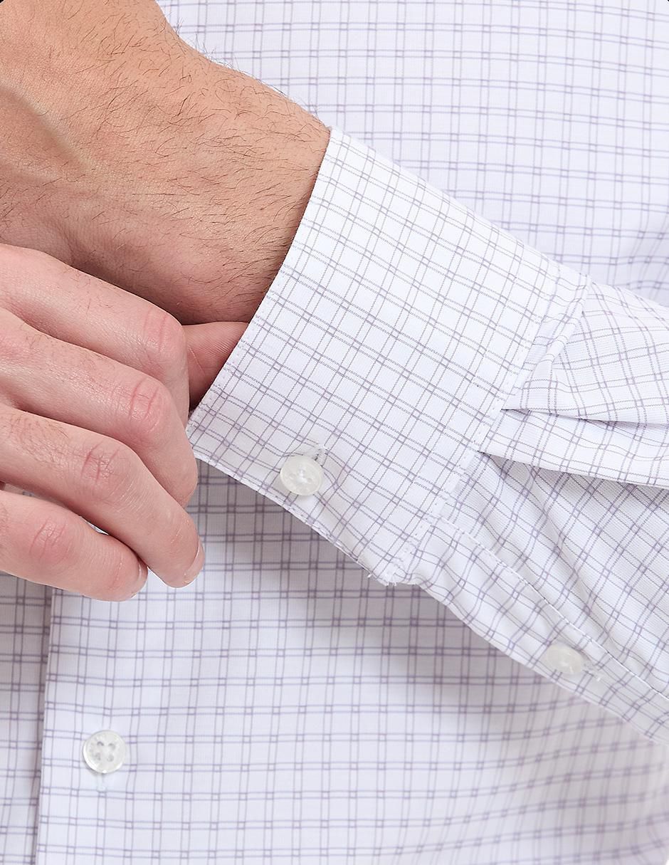 Camisa formal manga larga para hombre 3