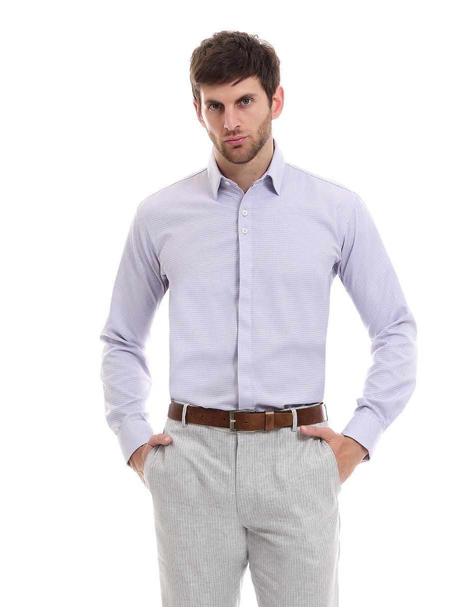 Camisa de vestir manga larga para hombre