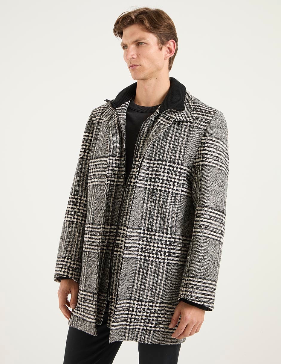 Abrigo de lana impermiable para hombre