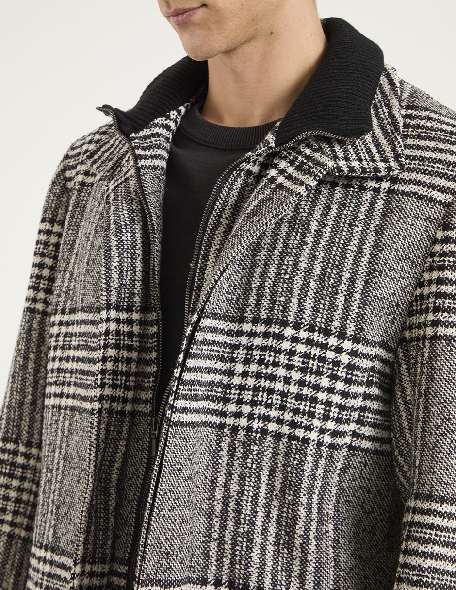 Abrigo de lana impermiable para hombre