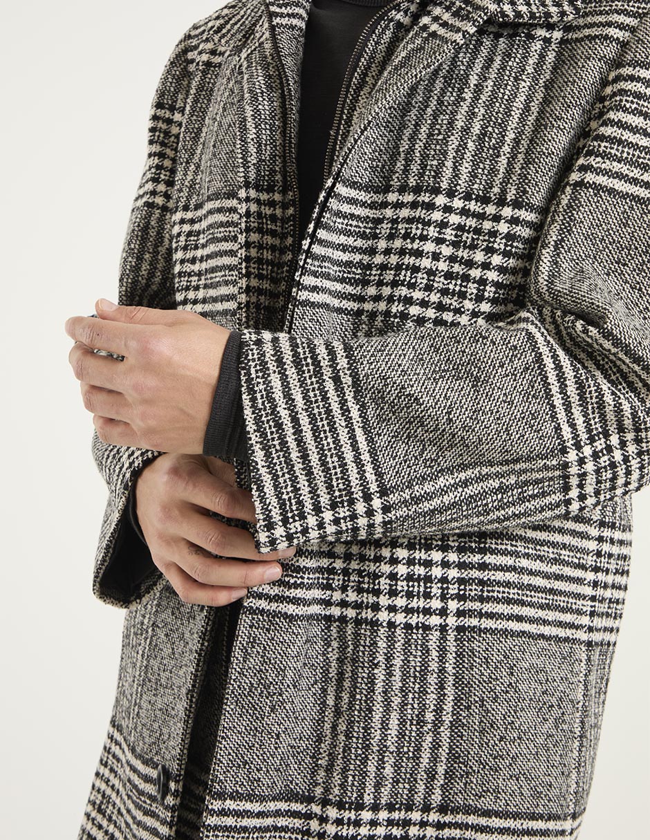 Abrigo de lana impermiable para hombre