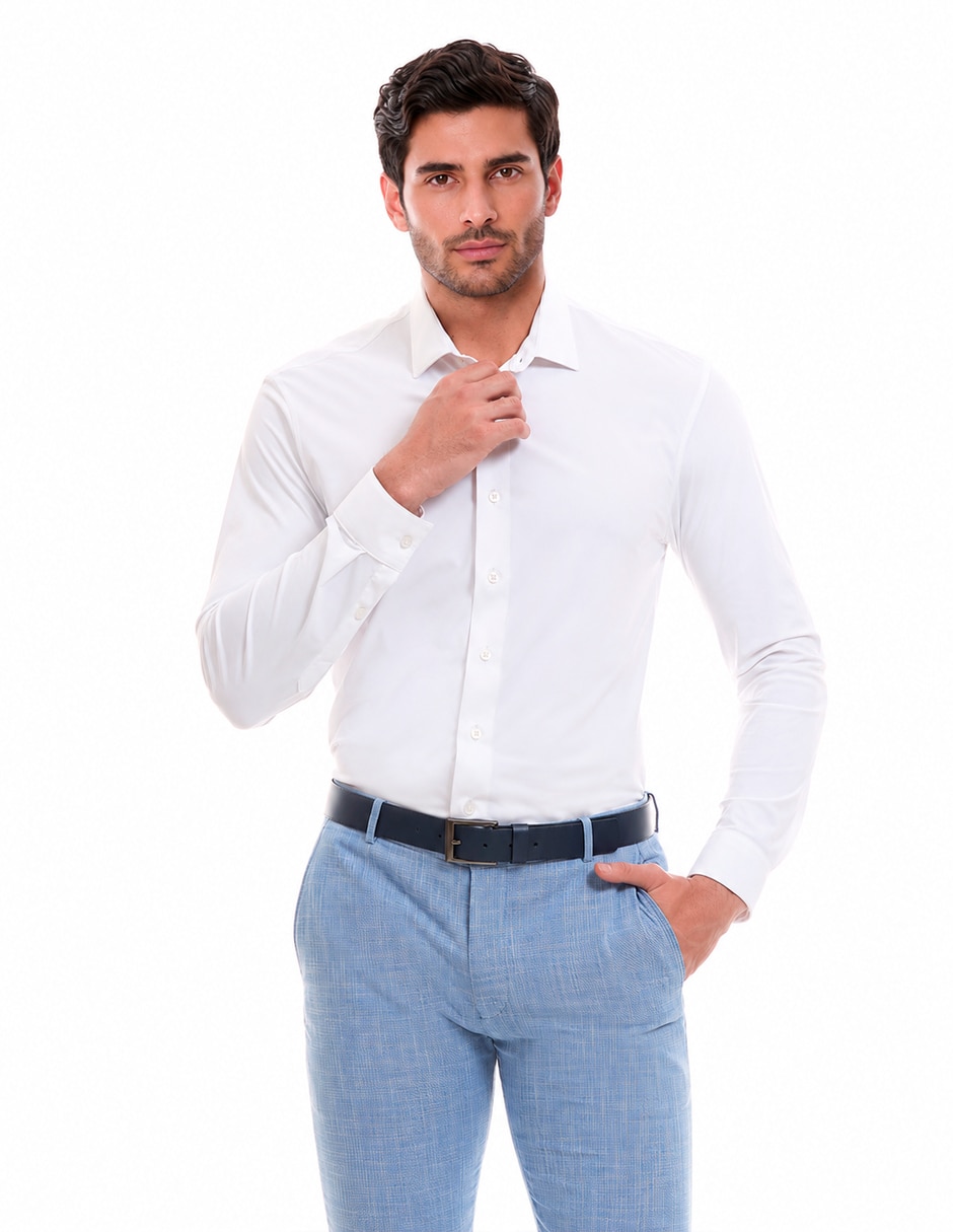 Camisa de vestir Vittorio Forti manga larga para hombre