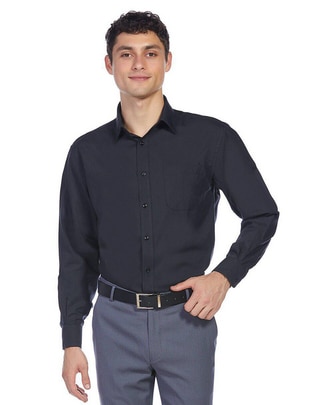 Camisa formal manga larga para hombre