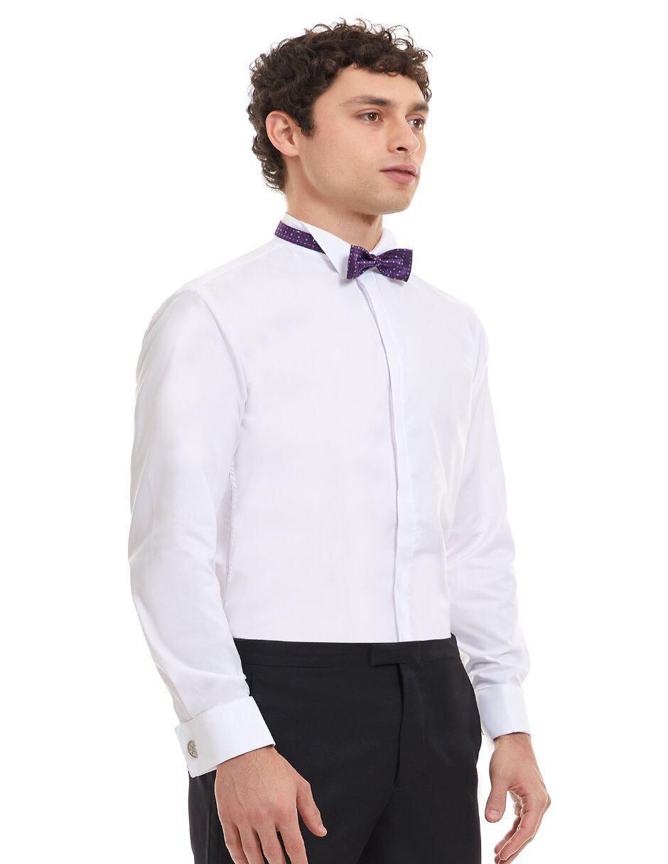 Camisa de etiqueta manga larga para hombre