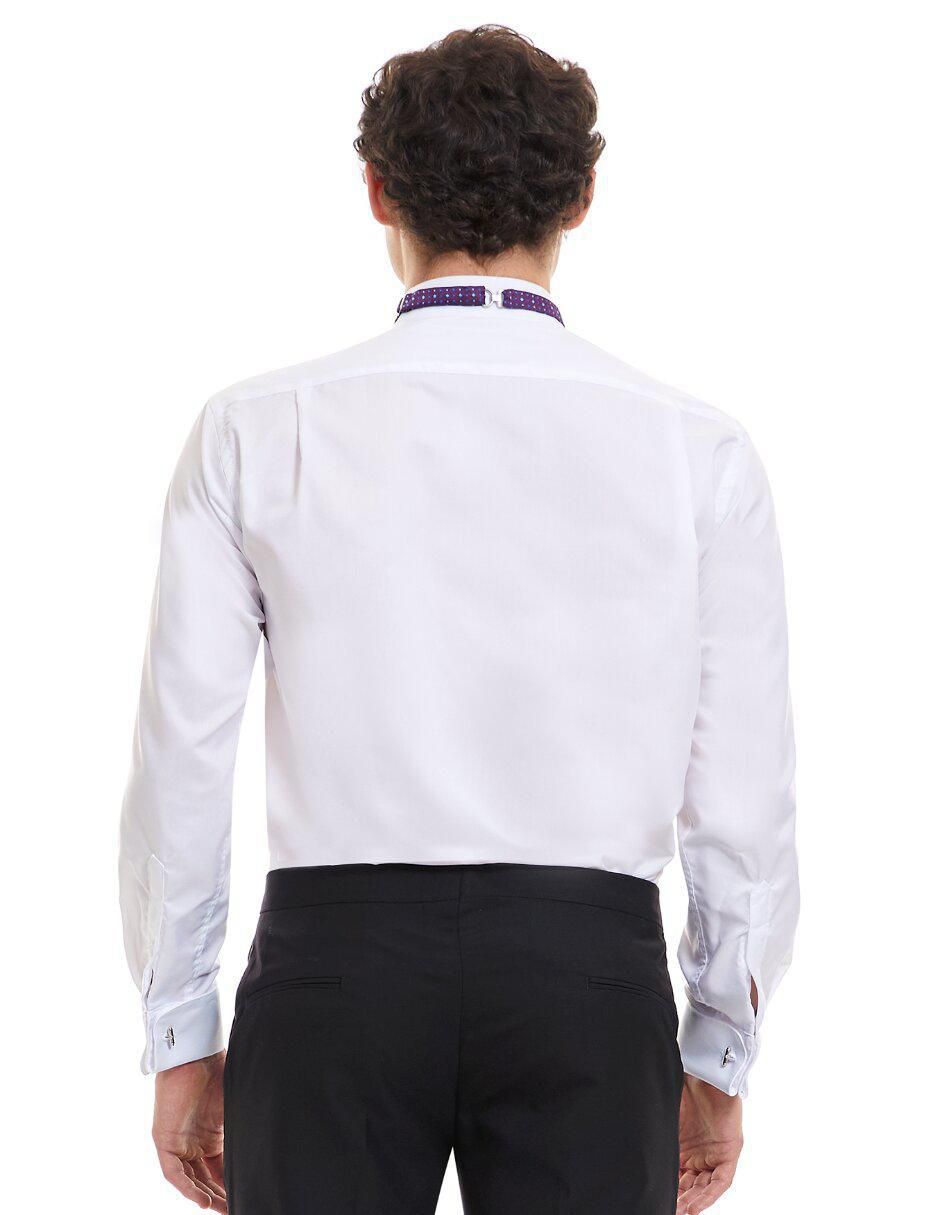 Camisa de etiqueta manga larga para hombre