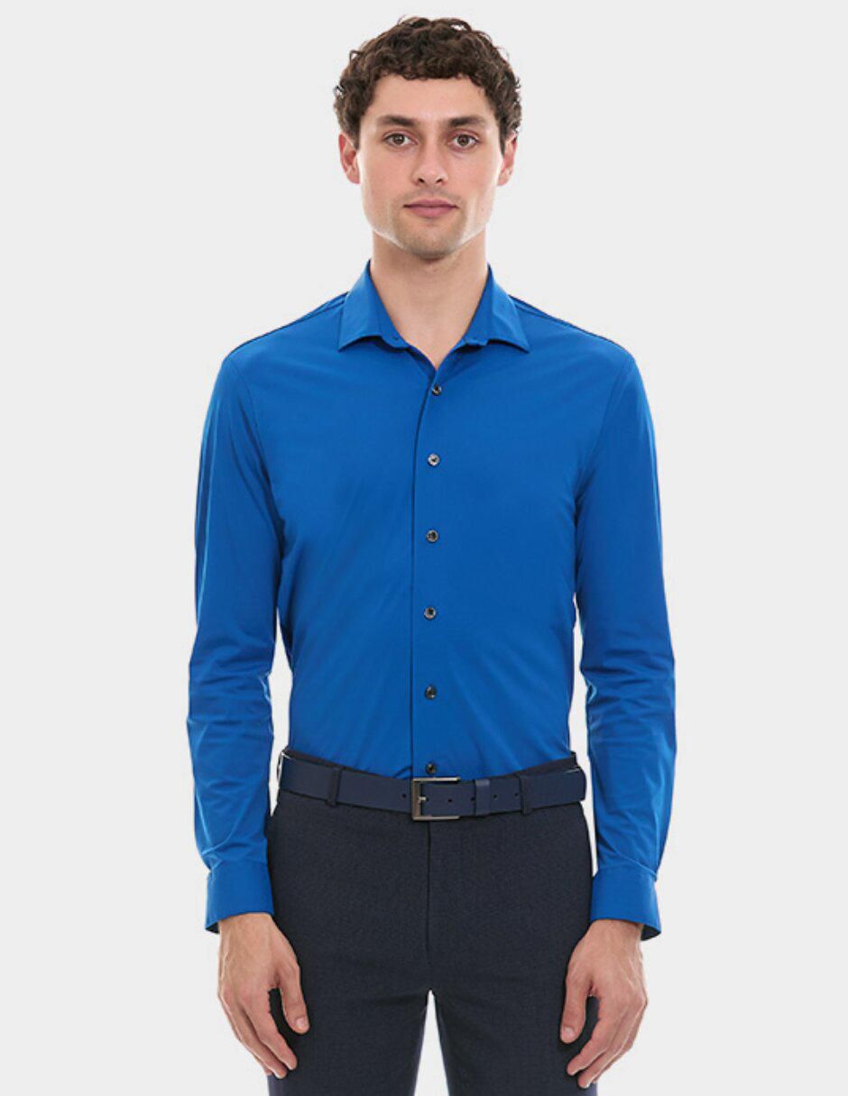 Camisa formal manga larga para hombre