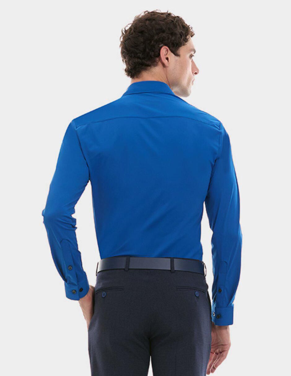 Camisa formal manga larga para hombre