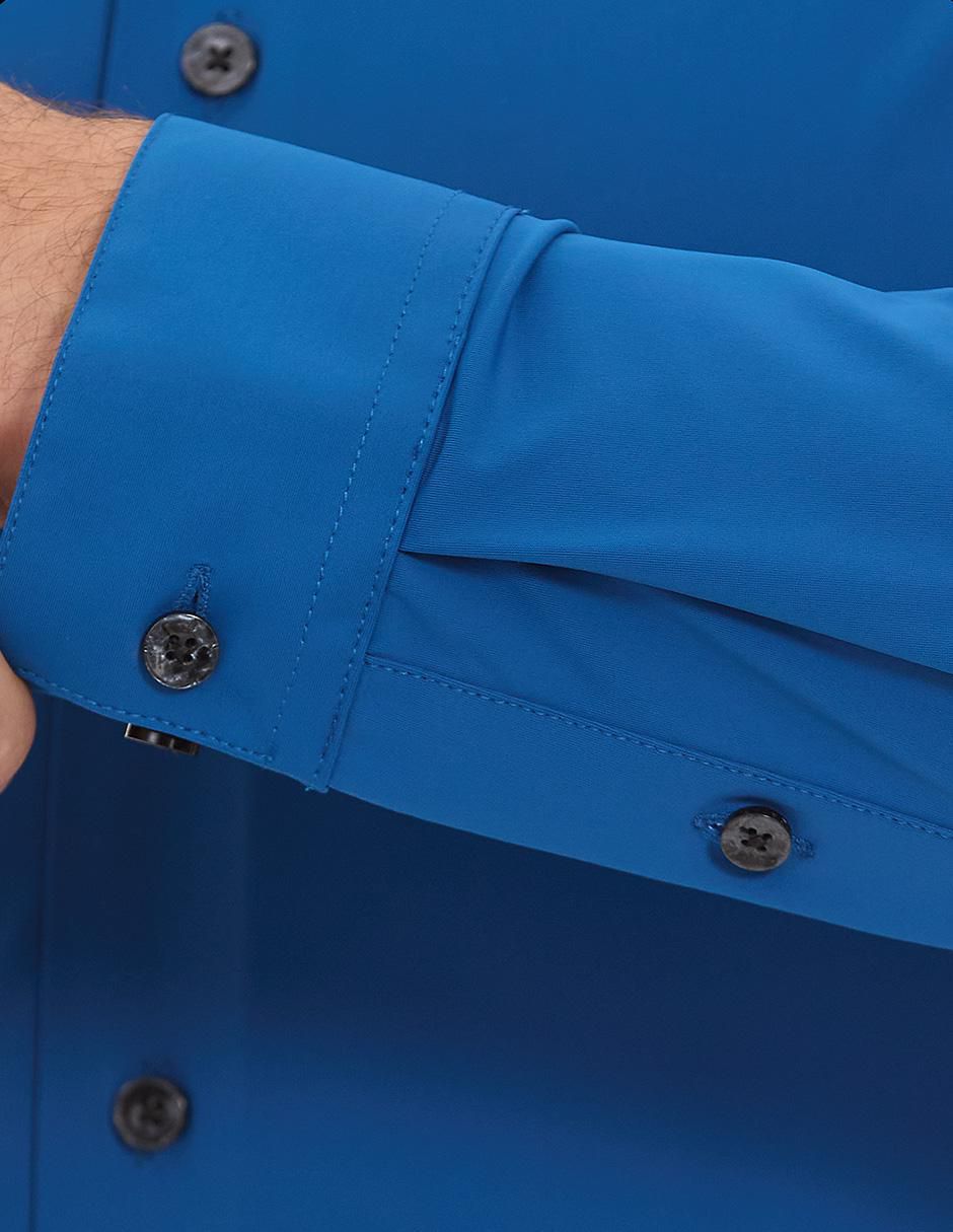 Camisa formal manga larga para hombre
