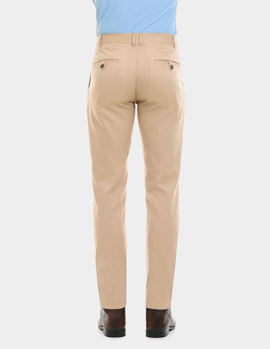 Pantalón de vestir slim de algodón para hombre 3