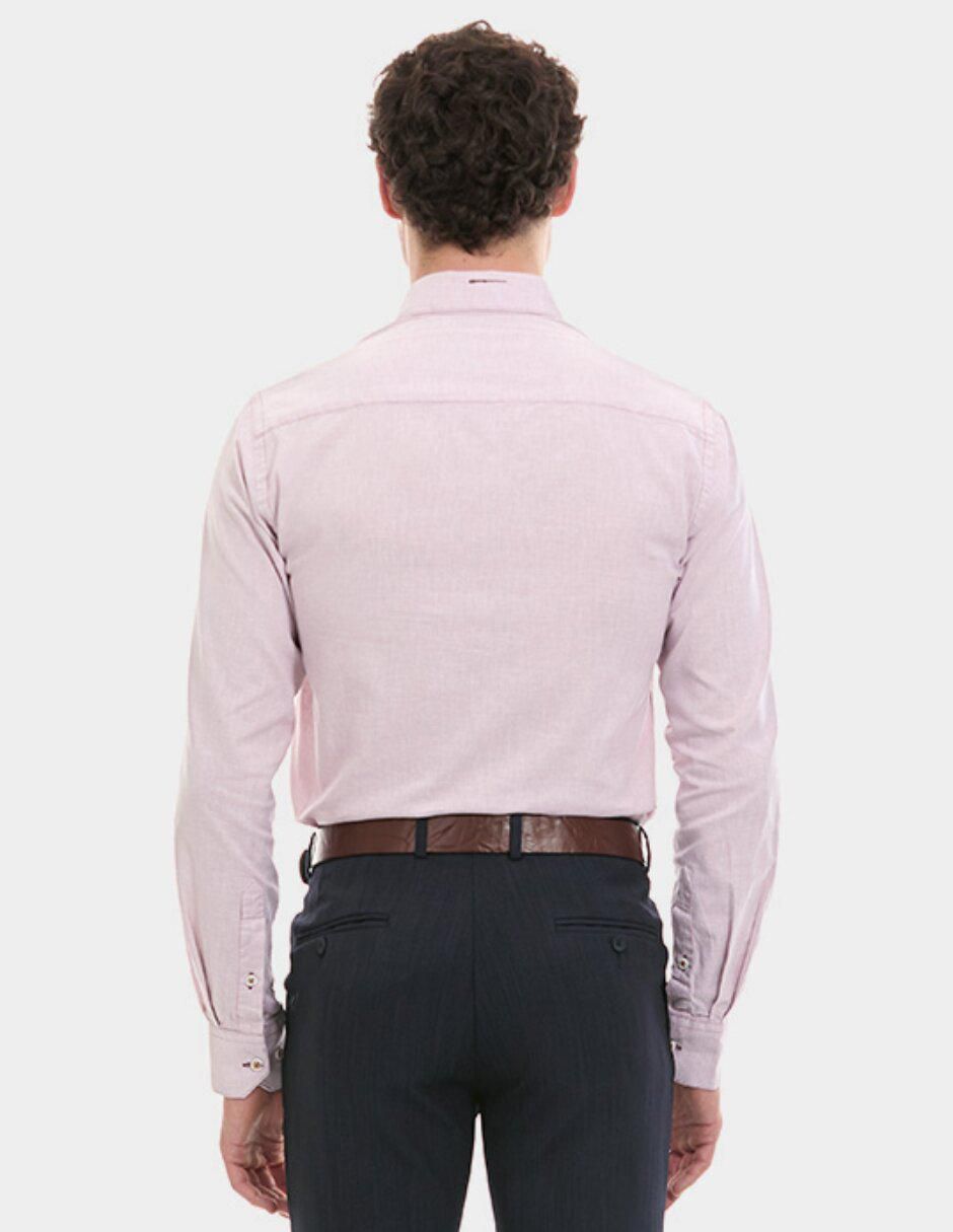 Camisa formal manga larga para hombre
