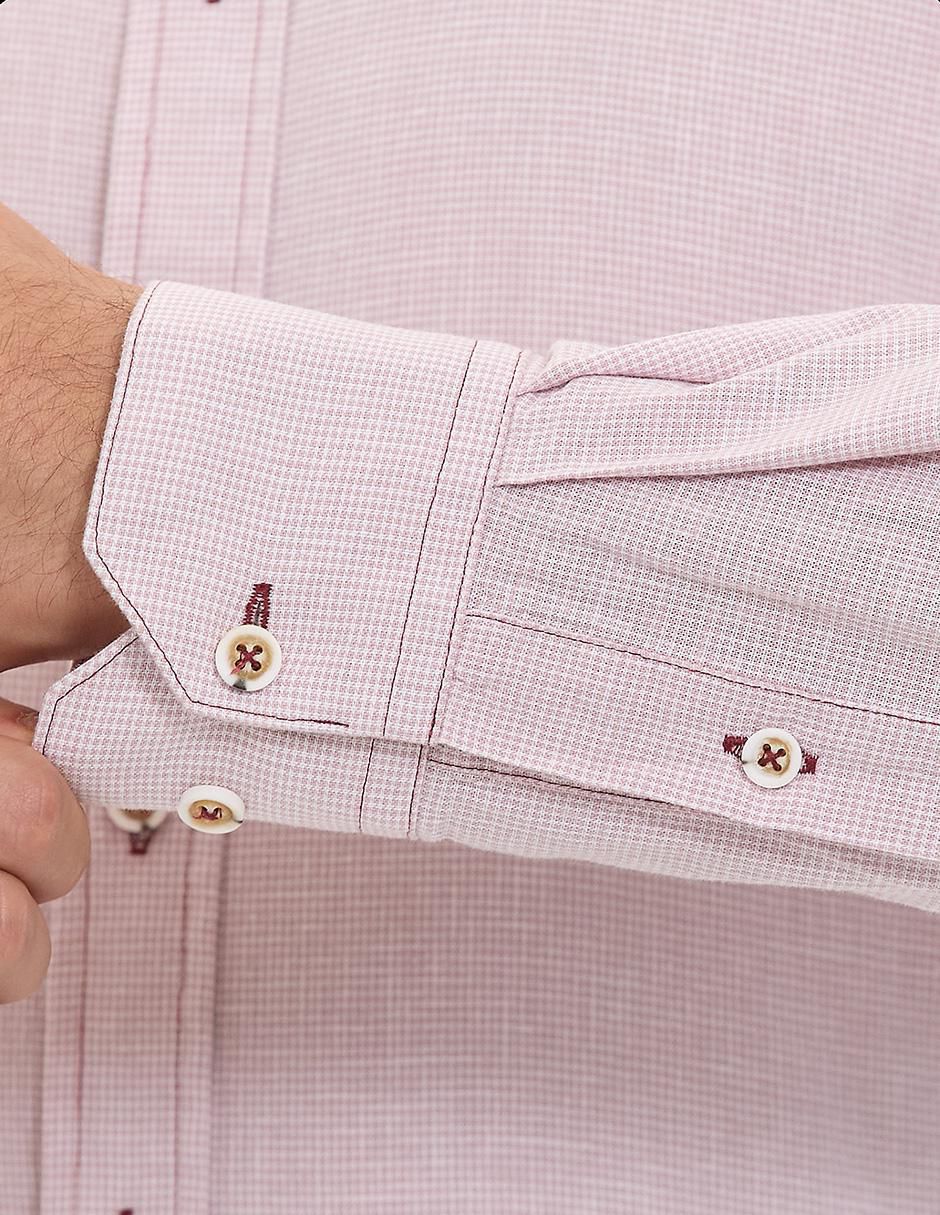 Camisa formal manga larga para hombre