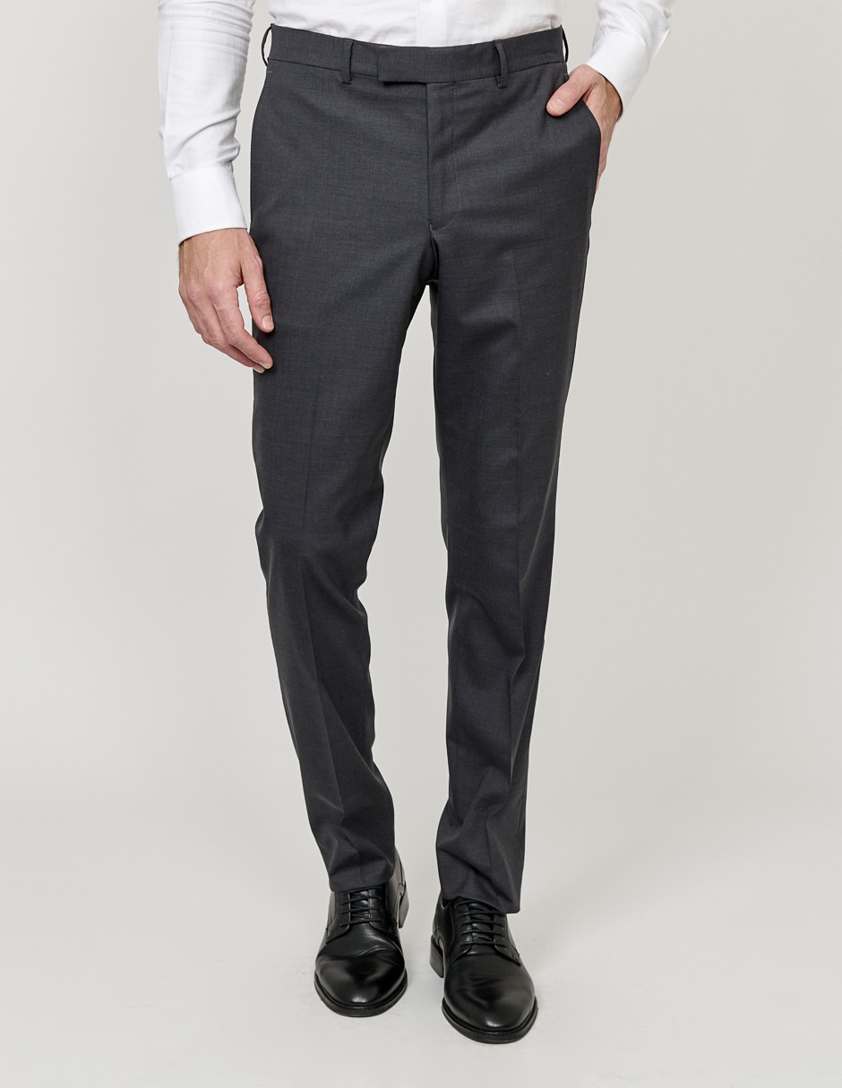 Pantalón de vestir de vestir slim Hilfiger de lana para hombre 1