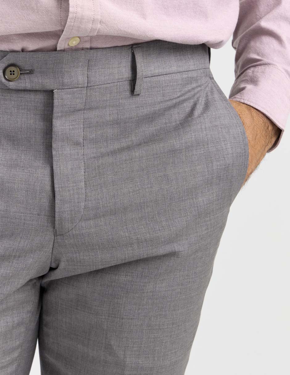 Pantalón de vestir regular Calderoni de lana para hombre
