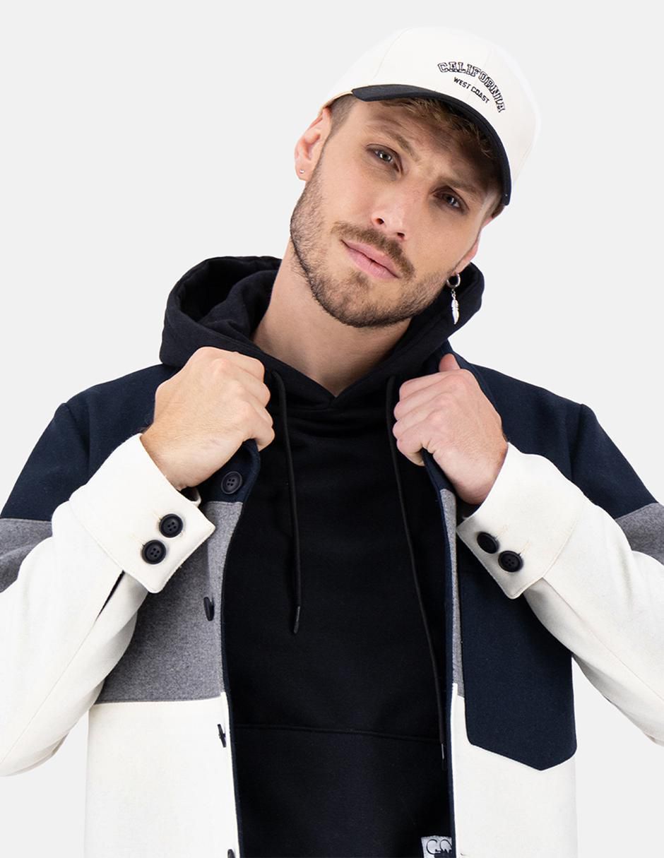 Abrigo de lana impermeable con bolsillos para hombre 6