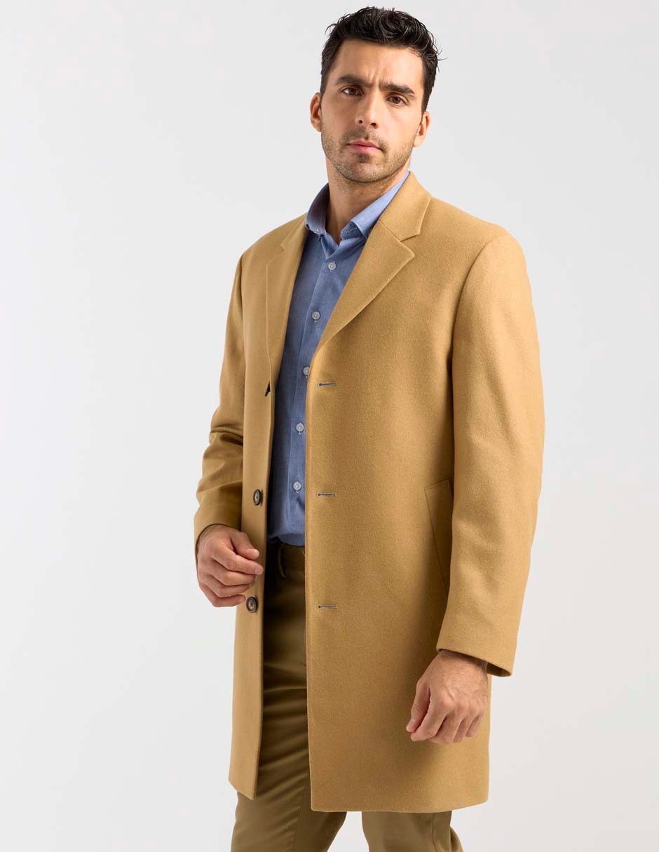 Abrigo de lana con bolsillos para hombre Abrigo de lana con bolsillos para hombre
