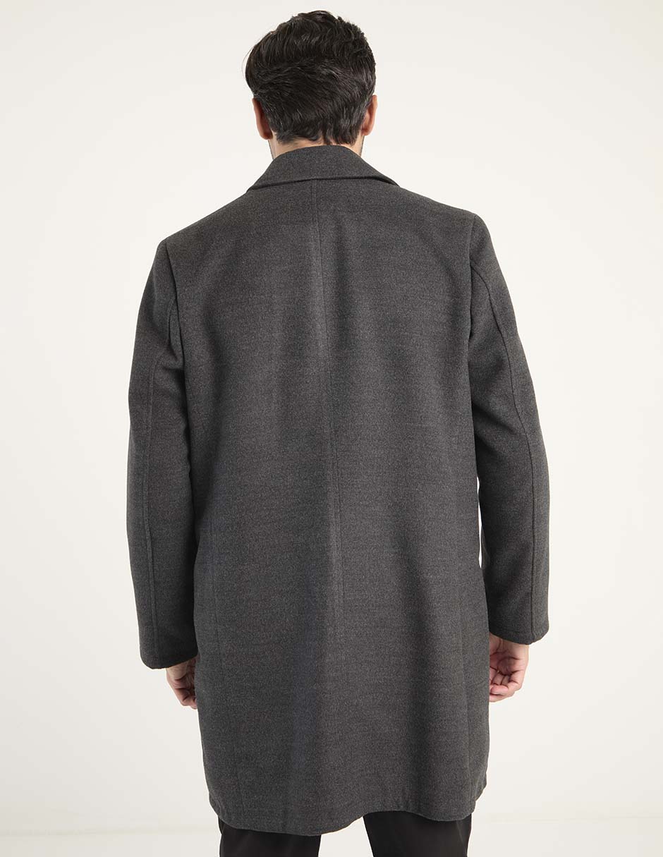 Abrigo con bolsillos para hombre 4