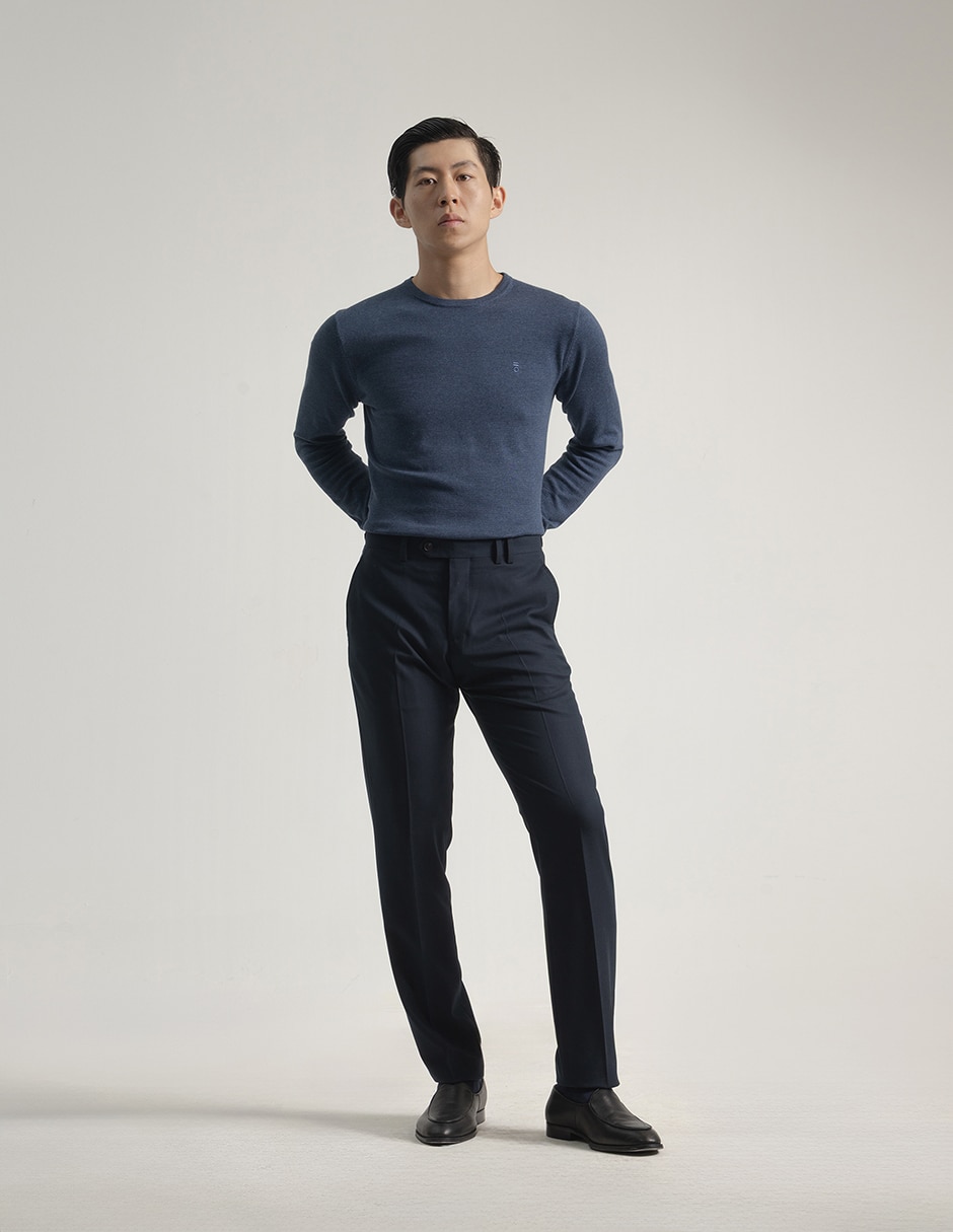 Pantalón de vestir slim Puroego para hombre