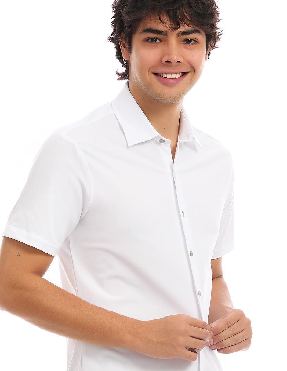 Camisa casual manga larga para hombre 4