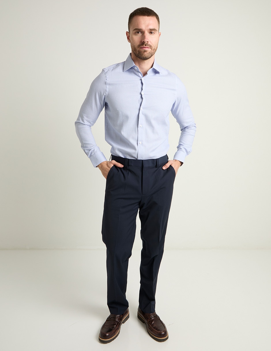 Pantalón de vestir regular para hombre 6