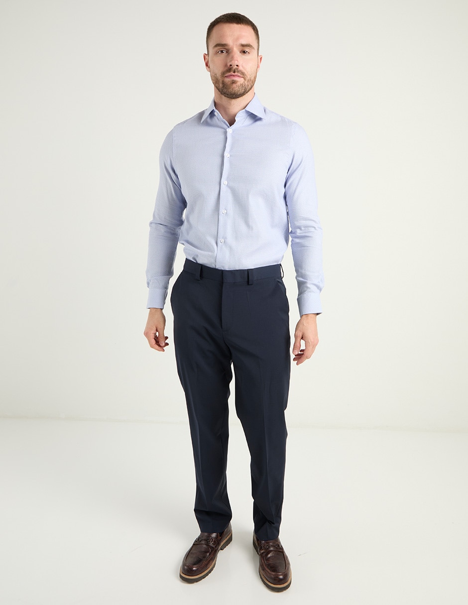 Pantalón de vestir regular para hombre 5