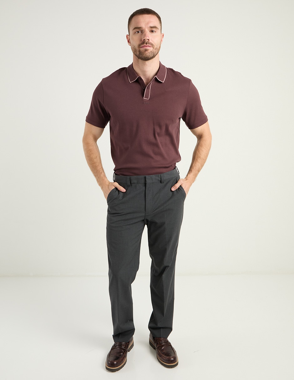 Pantalón de vestir regular para hombre 4