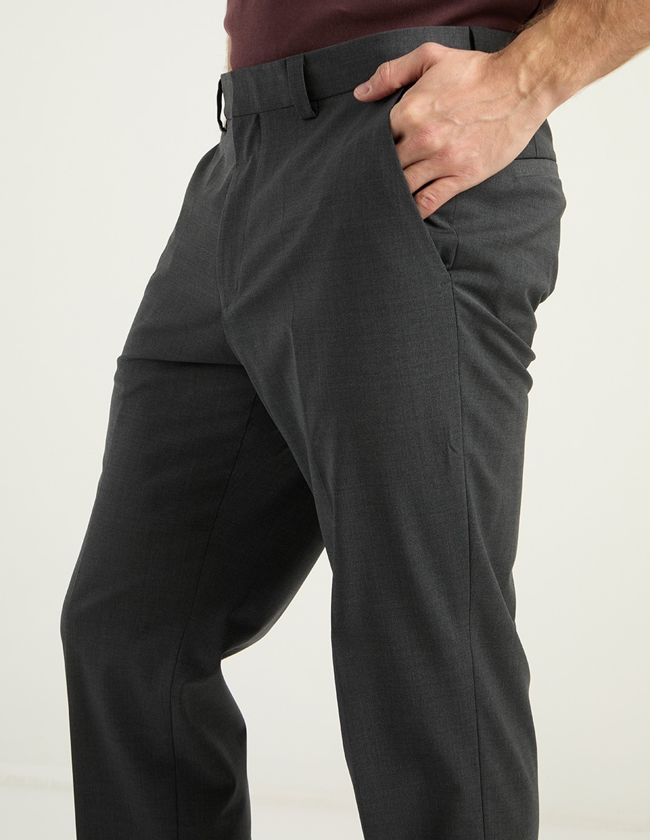 Pantalón de vestir regular para hombre 3