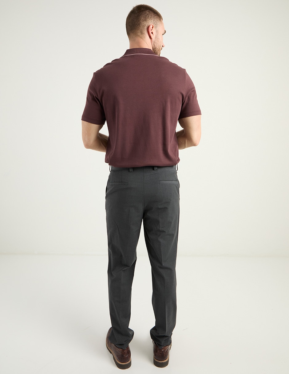 Pantalón de vestir regular para hombre 6