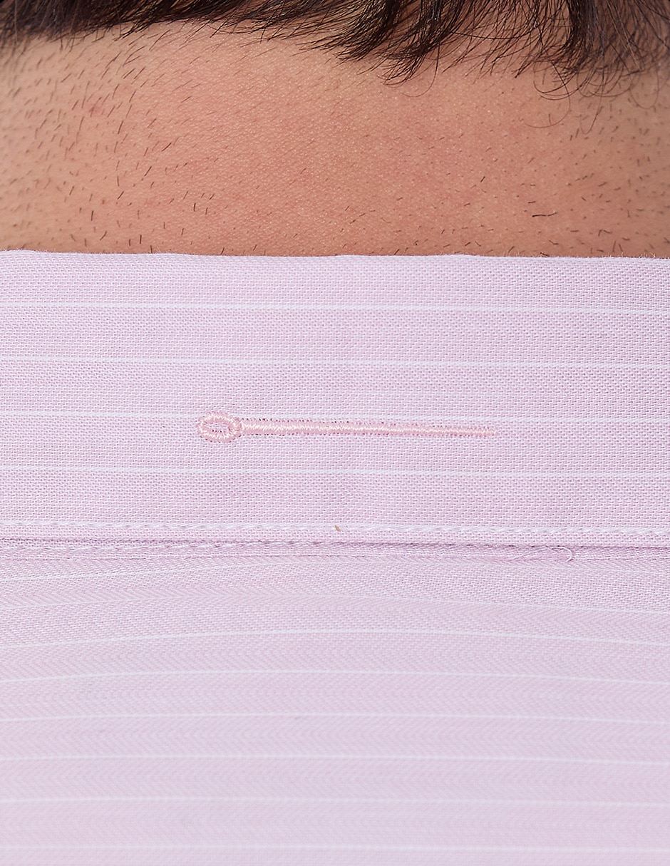Camisa de vestir Vittorio Forti de algodón manga larga para hombre