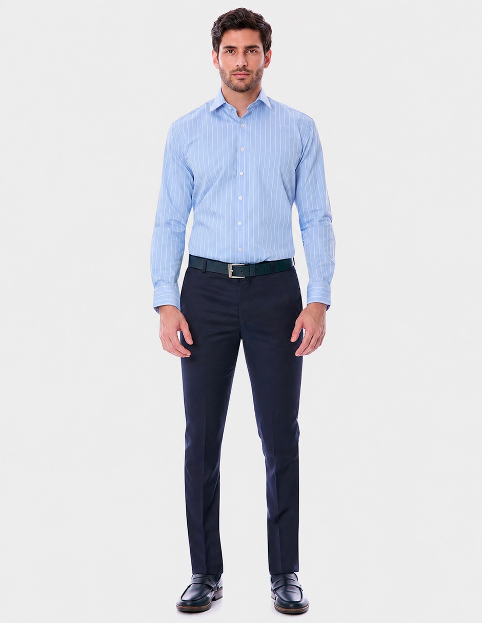 Camisa de vestir Vittorio Forti manga larga para hombre