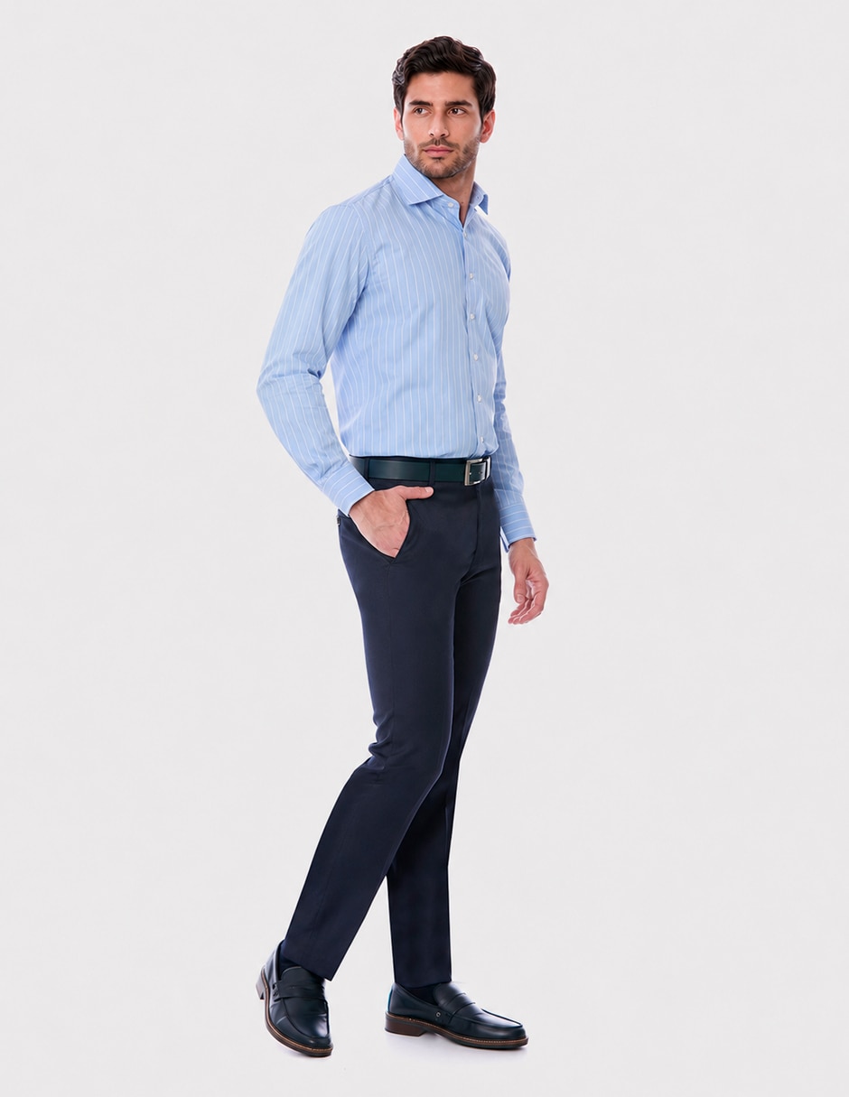 Camisa de vestir Vittorio Forti manga larga para hombre