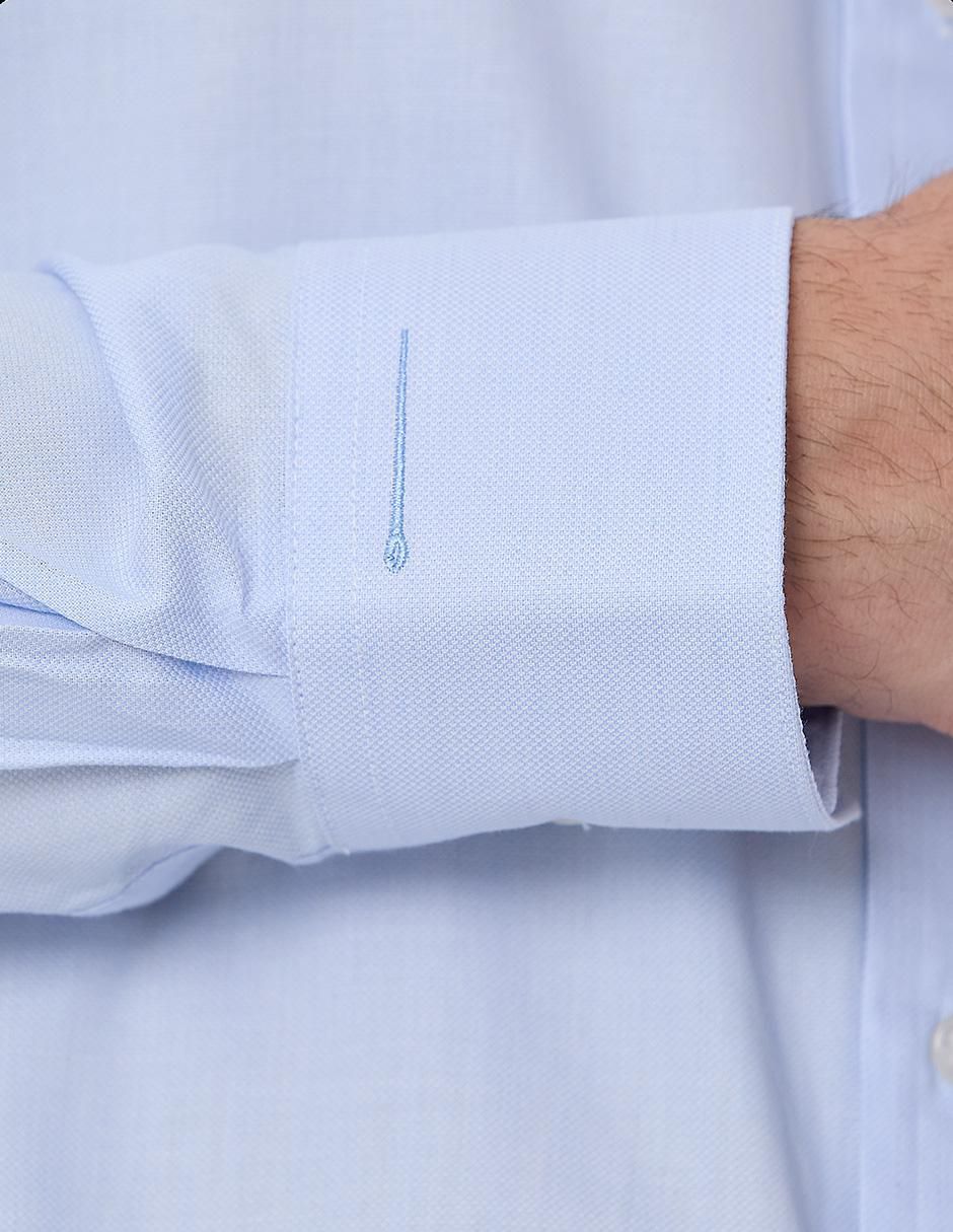 Camisa de vestir Vittorio Forti de algodón manga larga para hombre