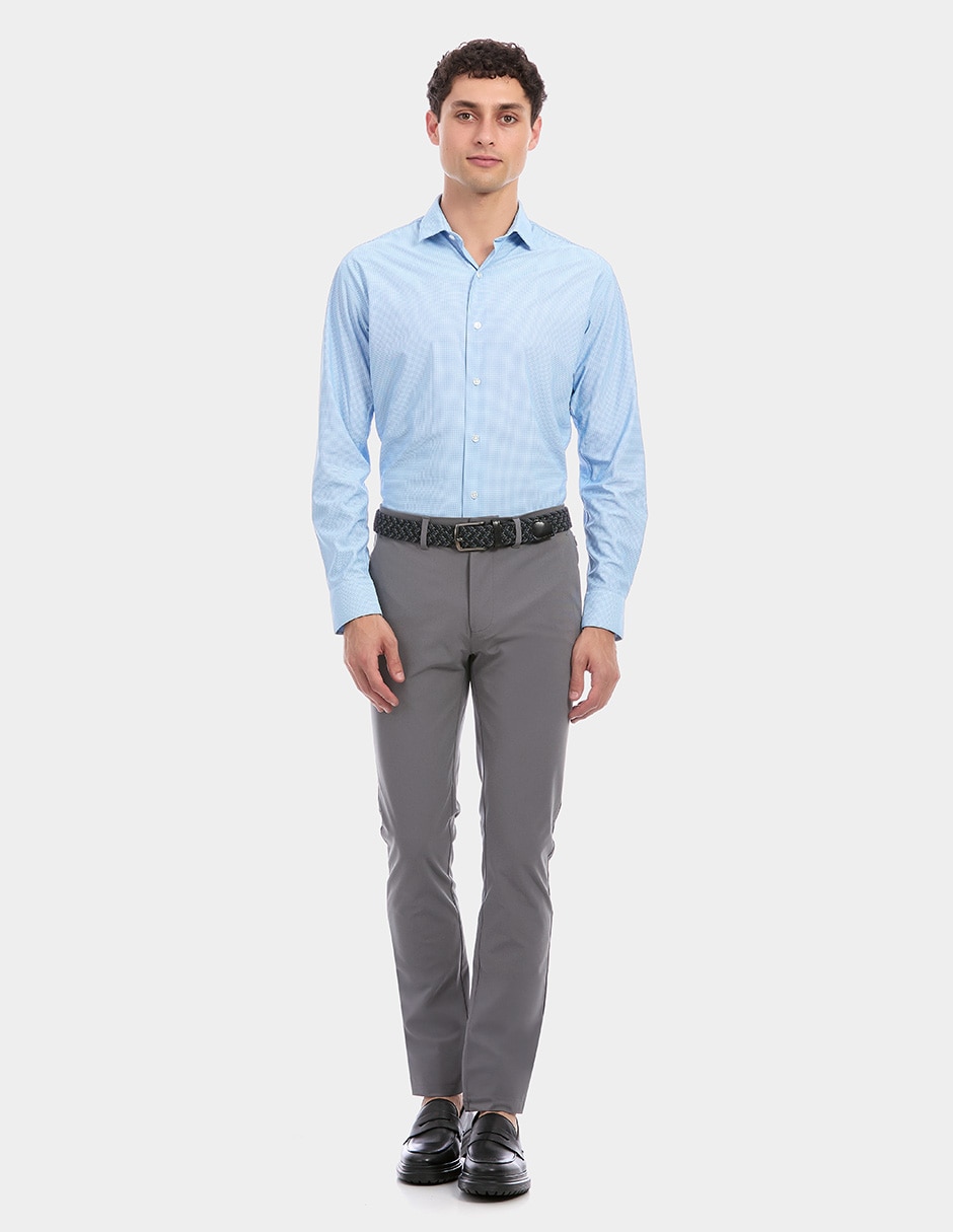 Camisa de vestir manga larga para hombre