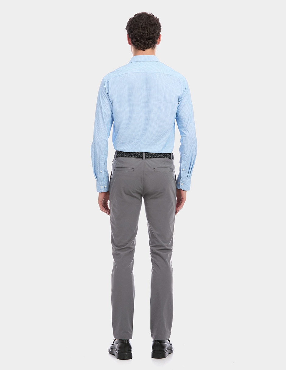 Camisa de vestir manga larga para hombre