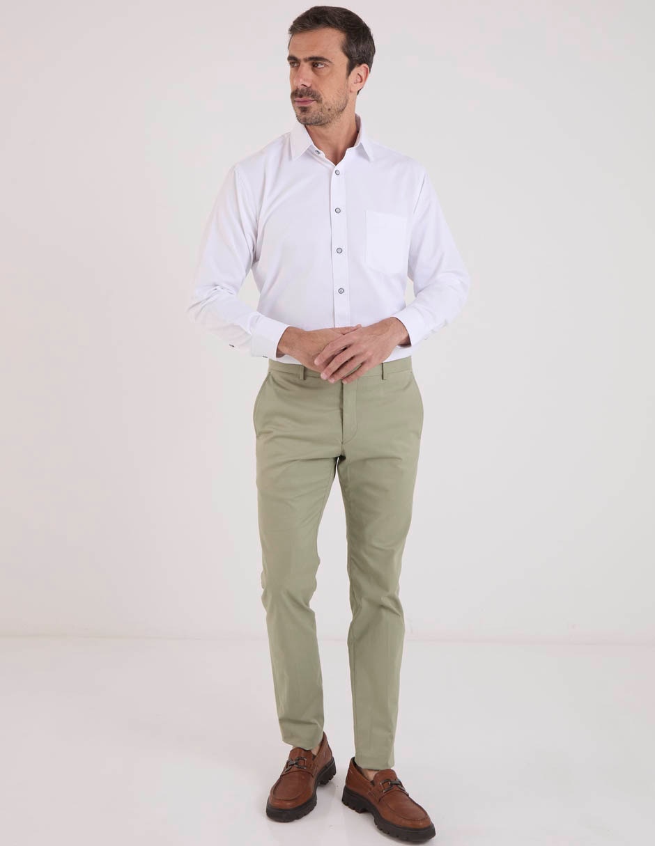 Pantalón de vestir slim para hombre 8